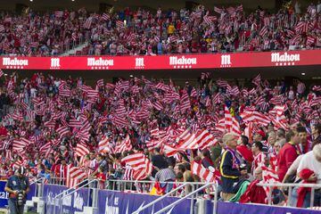 Atleti fans in the new stadium