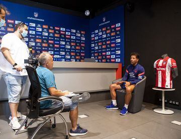 Simeone, durante su entrevista con AS.