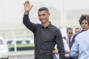 Cristiano Ronaldo arrives for visits the J Village.
16 Jul 2018