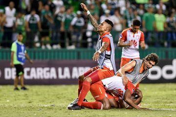 Con goles de Morelo y Guastavino, Santa Fe se impuso en el estadio Deportivo Cali y se convirtió en semifinalista de la Copa Sudamericana 2018.