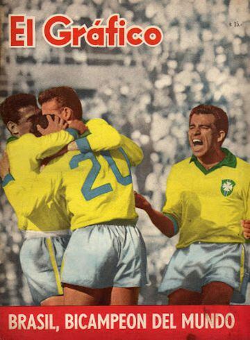 Portada de 1962. Dedicada a Brasil, campeona del Mundo en Chile.