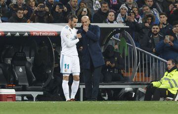 Zinedine Zidane and Gareth Bale.