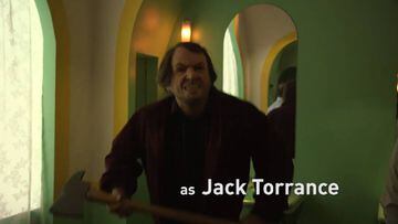 James Franco asusta a medio Hollywood con su disfraz de Jack de 'El Resplandor'