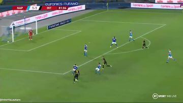 ¡De taco! El genial pase de Alexis que casi termina en gol del Inter