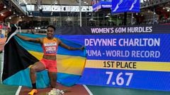 Devynne Charlton bate el récord mundial de 60 vallas en pista cubierta