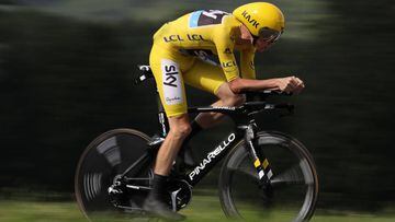 Chris Froome logr&oacute; su segunda victoria en el Tour: la cronoescalada entre Sallanches y Meg&egrave;ve.