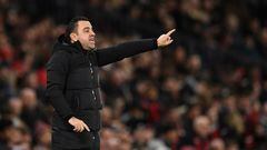 Xavi Hernández is expected to make four changes to the team that began Thursday’s Europa League defeat to Manchester United.