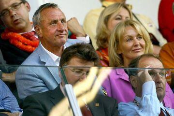 Johann Cruyff y su mujer, Danny