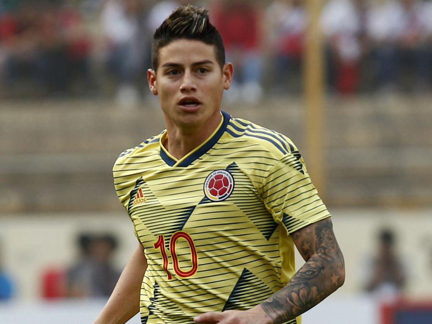 Autographed Colombia National Team Jersey | James Rodriguez #10