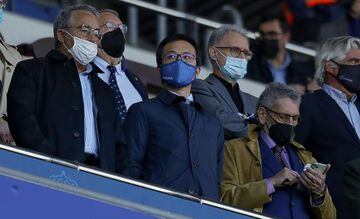 Mao Ye Wu, este domingo, por primera vez en el palco del RCDE Stadium en calidad de CEO del Espanyol.