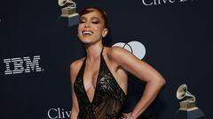 La cantante de Río de Janeiro Anitta posa durante la alfombra roja de la pre gala de los Premios Grammy 2023. 