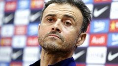 Luis Enrique this afternoon.