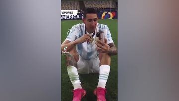 Emociona a medio mundo: la charla de Di María con su familia tras ganar la Copa