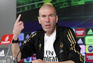Zinedine Zidane speaks to the media ahead of Sunday's clash with Betis.