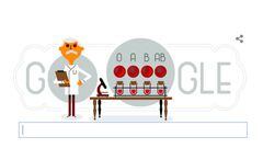 Doodle de Google de Karl Landsteiner
