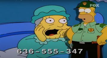 Una empresa denuncia un aluvión de llamadas porque su número aparece en Los Simpson