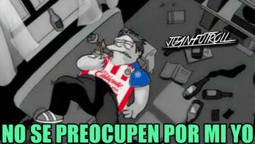 Los memes de la derrota de Chivas ante Cruz Azul