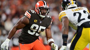 Cleveland Browns defensive end Myles Garrett has been hospitalized with non-life threatening injuries following a car crash on Monday afternoon