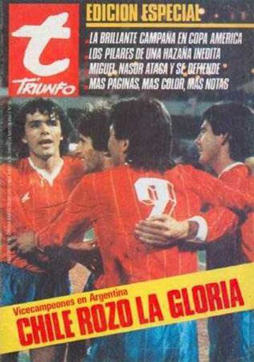 La Copa América celebrada en Argentina fue una de las últimas grandes actuaciones de 'La Roja' en el torneo. Chile fue vicecampeón tras caer en la final ante Uruguay por 1-0. El gol charrúa fue de Pablo Bengoechea.