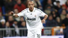 Faubert en su etapa de jugador del Real Madrid. 