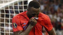 KANSAS CITY, KANSAS - JUNE 26: Jozy Altidore #17 of the United States celebrates after scoring during the second half of the CONCACAF Gold Cup match against Panama at Children&#039;s Mercy Park on June 26, 2019 in Kansas City, Kansas.   Jamie Squire/Getty Images/AFP == FOR NEWSPAPERS, INTERNET, TELCOS &amp; TELEVISION USE ONLY ==