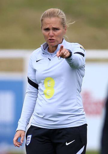 England head coach Sarina Wiegman 