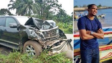 Samuel Eto'o se ha visto involucrado en una colisión con otro vehículo mientras circulaba por una región de Camerún. Al parecer, el coche de Eto'o fue embestido por un autobús mientras atravesaba una zona de Nkongsamba. 