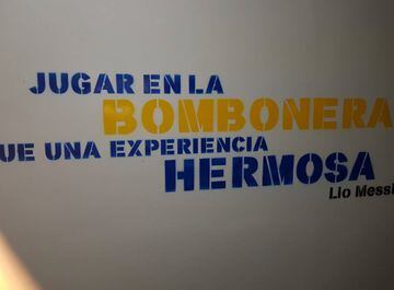 Todas las frases pintadas en La Bombonera