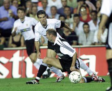 Zidane y Albelda. 