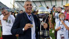 El entrenador de Defensa y Justicia, Hern&aacute;n Crespo, elogi&oacute; hoy el trabajo que hicieron sus jugadores en la final ante Lan&uacute;s de la Copa Sudamericana.