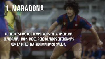 De Maradona a Luis Suárez: Las polémicas salidas del Barça