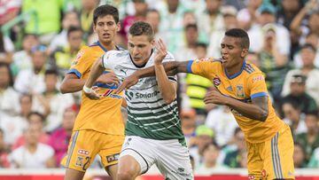 Santos Laguna rescata el empate ante Tigres