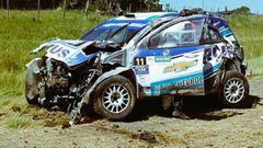 Nalbandian sufrió impactante accidente en rally de Argentina