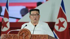 El líder de Corea del Norte, Kim Jong-un. Photo: -/KCNA/dpa -