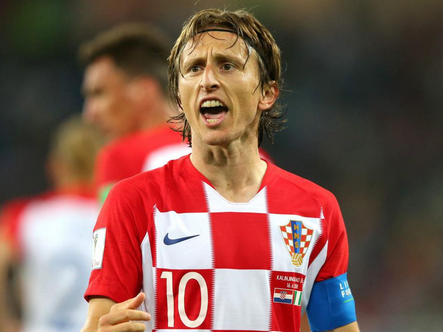 Luka Modrić's Nike Croatia National Team Jersey Away. Worn. 10 Modric.