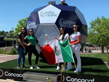 El color del México vs. Costa Rica en el Final Four de la Nations League