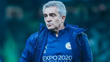 LISBON, PORTUGAL - FEBRUARY 15: Manchester City's Juan Manuel Lillo during the UEFA Champions League Round Of Sixteen Leg One match between Sporting CP and Manchester City at Estadio Jose Alvalade on February 15, 2022 in Lisbon, Portugal. (Photo by Tom Flathers/Manchester City FC via Getty Images)