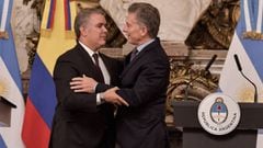 Presidentes de Colombia y Argentina hablan de copa Am&eacute;rica 2020