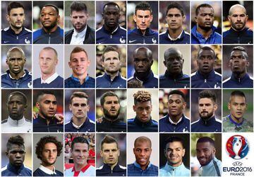 The 31-man provisional French squad for Euro 2016