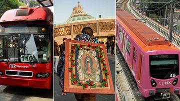 Día de la Virgen de Guadalupe 2023: horarios del Metro y Metrobús en CDMX para el 12 de diciembre