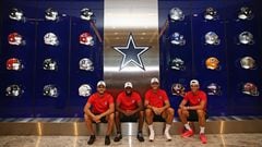 Koke, Lemar, Morata y Marcos Llorente disfrutaron a lo grande visitando las instalaciones de los Dallas Cowboys.
