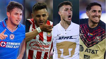 Así llegan los ‘cuatro grandes’ de la Liga MX para el Apertura 2022