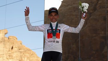Santiago Buitrago, podio y mejor joven del Saudi Tour