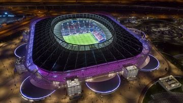 DOHA, QATAR - DECEMBER 18:  In this handout image provided by Qatar 2022/Supreme Committee, Qatar inaugurates fourth FIFA World Cup 2022 venue, Ahmad Bin Ali Stadium on December 18th, 2020 in Doha, Qatar. Qatar inaugurates fourth FIFA World Cup 2022&acirc