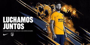 Atlético have also unveiled a yellow and blue change kit for the coming campaign.