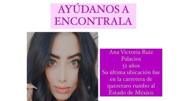 Ana Victoria Ruiz Palacios desaparecida