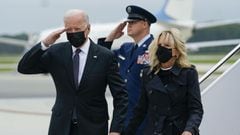 El presidente de Estados Unidos, Joe Biden, viaj&oacute; a la base a&eacute;rea de Dover, en Delaware, pare recibir los restos de los 13 soldados que perdieron la vida en el aeropuerto de Kabul.