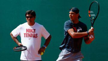 Toni and Rafa Nadal. 