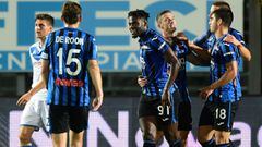 Duv&aacute;n Zapata celebra su gol ante Brescia
