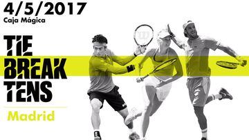 Cartel promocional del torneo con Nishikori, Sharapova y Feliciano.